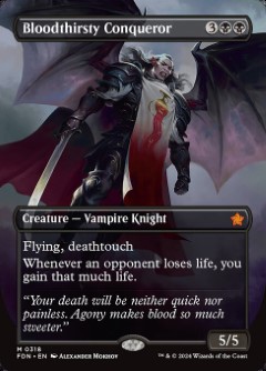 Bloodthirsty Conqueror Foundations Alternate Art